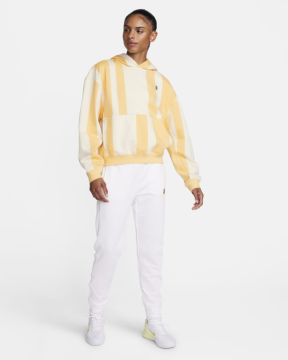 NikeCourt Heritage Women s Dri FIT Printed Tennis Hoodie